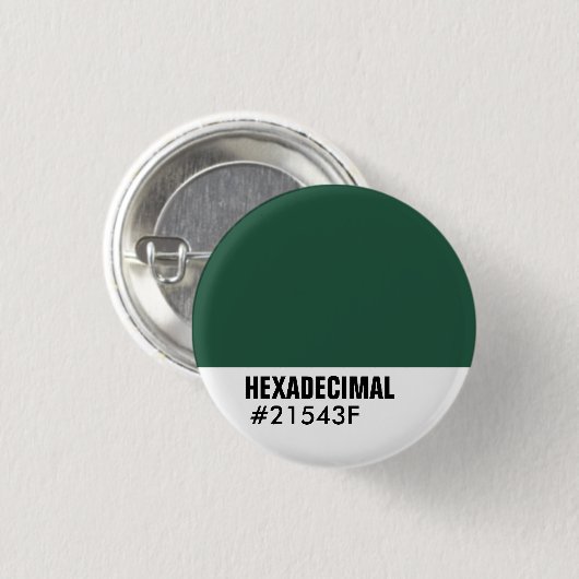 HEXADECIMAL-Farbvorlage - Maßgeschneiderte Button (Vorne & Hinten)