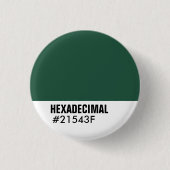 HEXADECIMAL-Farbvorlage - Maßgeschneiderte Button (Vorderseite)