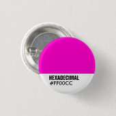 HEXADECIMAL-Farbvorlage - Maßgeschneiderte Button (Vorne & Hinten)
