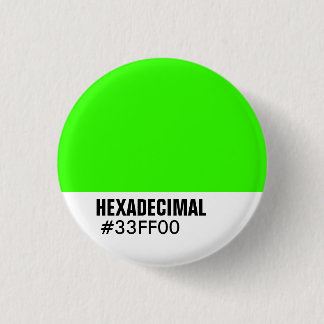 HEXADECIMAL-Farbvorlage - Maßgeschneiderte Button