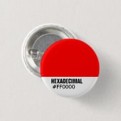 HEXADECIMAL-Farbvorlage - Maßgeschneiderte Button (Vorne & Hinten)