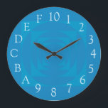 Hexadecimal Geek clock II Große Wanduhr<br><div class="desc">Telling time with a hexadecimal clock is simple. Just remember that A = 10 and 10 = 16. Then if you multiply,  say,  10 by .75,  you get 12. See how easy that is?</div>