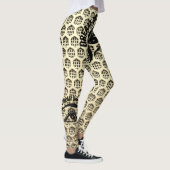 HexaFlow Mesh-Leggings - fett in Gelb Leggings (Rechts)