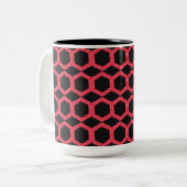 HexaGlow Zweifarbige Tasse (Vorderseite Links)