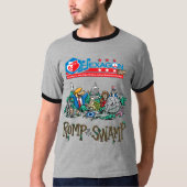 Hexagon 2019: Herumtollen im Sumpf-Wecker-Shirt T-Shirt (Vorderseite)