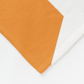 Hexagon abstract geometrical pattern in orange and fleecedecke (Ecke)
