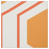 Hexagon abstract geometrical pattern in orange and stoff (Muster)