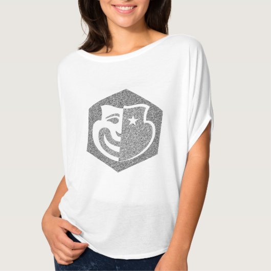 Hexagon ätzte Logo-Spitze T-Shirt (Vorderseite)