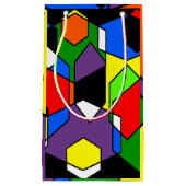 Hexagon Bauhaus Kleine Geschenktüte (Vorderseite)