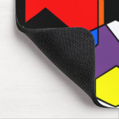 Hexagon Bauhaus Mousepad (Ecke)