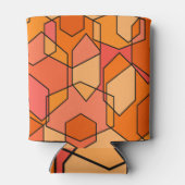 Hexagon Bauhaus - Orange Dosenkühler (Rückseite)