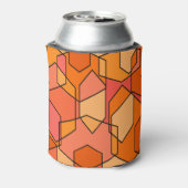 Hexagon Bauhaus - Orange Dosenkühler (Kanne Rückseite)