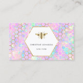 Hexagon-Biene Visitenkarte (Vorderseite)