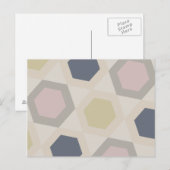 Hexagon Bliss Postkarte (Vorne/Hinten)
