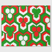 Hexagon-Blume Geschenkpapier (Flach)