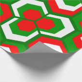 Hexagon-Blume Geschenkpapier (Ecke)