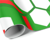 Hexagon-Blume Geschenkpapier (Rolleneckpunkt)