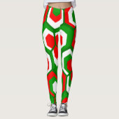 Hexagon-Blume Leggings (Vorderseite)