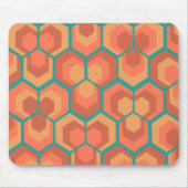 Hexagon-Blume Mousepad (Vorne)