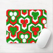 Hexagon-Blume Mousepad (Mit Mouse)