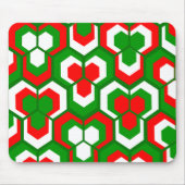 Hexagon-Blume Mousepad (Vorne)