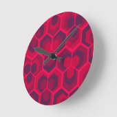 Hexagon-Blume Runde Wanduhr (Winkel)