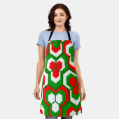 Hexagon-Blume Schürze (Getragen)