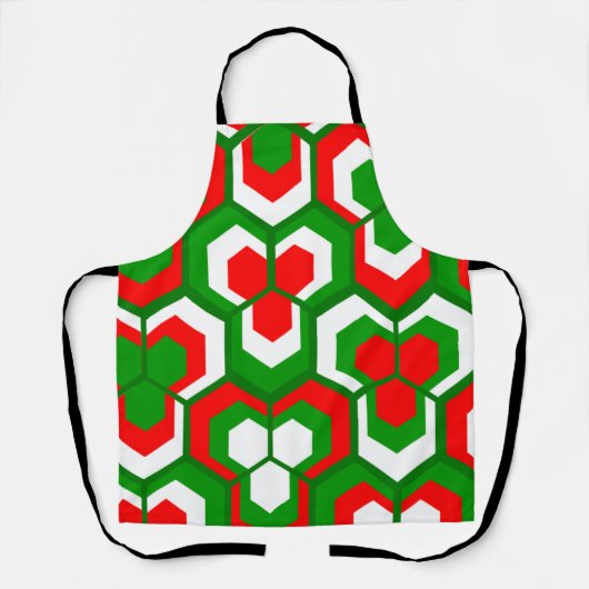 Hexagon-Blume Schürze (Vorderseite)