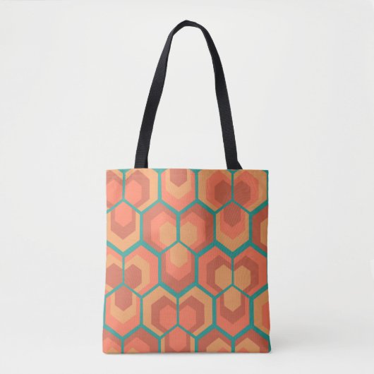 Hexagon-Blume Tasche (Vorderseite)