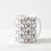 Hexagon Chains Coffee Tasse (VorderseiteRechts)