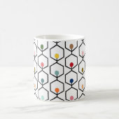 Hexagon Chains Coffee Tasse (Mittel)
