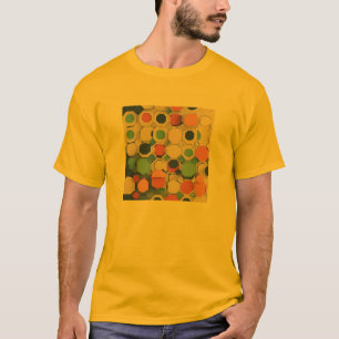 Hexagon Circles: T - Shirt geometrischer Kunst