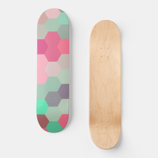 Hexagon colour,  skateboard (Vorderseite)