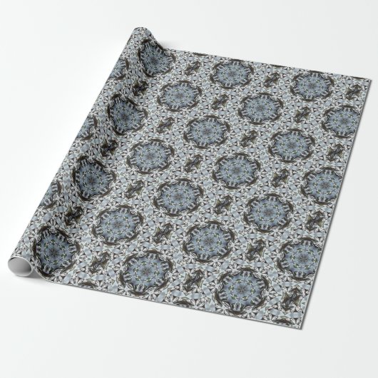 Hexagon des Dschungel-Blätter und der tropischen Geschenkpapier (Ungerollt)