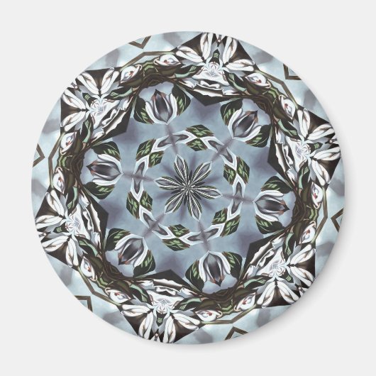 Hexagon des Dschungel-Blätter und der tropischen Magnet (Vorne)