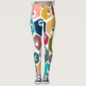 Hexagon Eyeballs Leggings (Vorderseite)