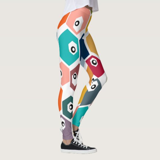 Hexagon Eyeballs Leggings (Rechts)