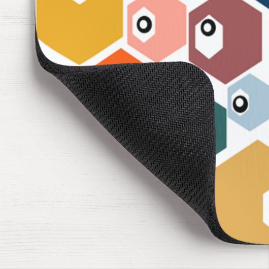 Hexagon Eyeballs Mousepad (Ecke)