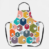 Hexagon Eyeballs Schürze (Vorderseite)