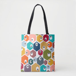 Hexagon Eyeballs Tasche
