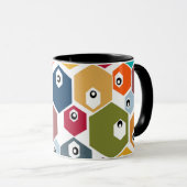 Hexagon Eyeballs Tasse (VorderseiteRechts)