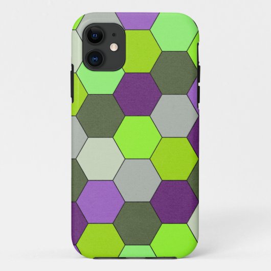 Hexagon-Formen Case-Mate iPhone Hülle (Rückseite)