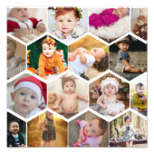 Hexagon Foto Collage (Vorne)
