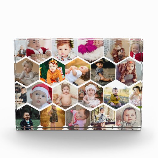 Hexagon Foto Collage (Vorderseite)