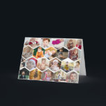 Hexagon Foto Collage Feiertagskarte<br><div class="desc">Dieses Produkt zeichnet sich durch ein einzigartiges sechseckiges Muster aus,  das in einem modernen Wabenlayout angeordnet ist und sich ideal für die Darstellung von Lieblings-Erinnerungen oder Kunstbildern eignet. Das geometrische Design fügt eine stilvolle,  zeitgenössische Touch hinzu und schafft einen visuell auffälligen Effekt,  der Kreativität und persönlichen Ausdruck verbindet.</div>