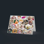 Hexagon Foto Collage Feiertagskarte<br><div class="desc">Dieses Produkt zeichnet sich durch ein einzigartiges sechseckiges Muster aus,  das in einem modernen Wabenlayout angeordnet ist und sich ideal für die Darstellung von Lieblings-Erinnerungen oder Kunstbildern eignet. Das geometrische Design fügt eine stilvolle,  zeitgenössische Touch hinzu und schafft einen visuell auffälligen Effekt,  der Kreativität und persönlichen Ausdruck verbindet.</div>