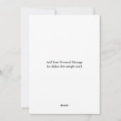 Hexagon Foto Collage Feiertagskarte (Rückseite)