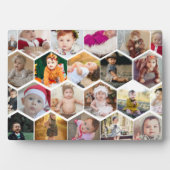 Hexagon Foto Collage Fotoplatte (Vorderseite)