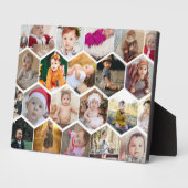 Hexagon Foto Collage Fotoplatte (Seite)