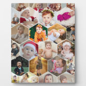 Hexagon Foto Collage Fotoplatte (Vorderseite)